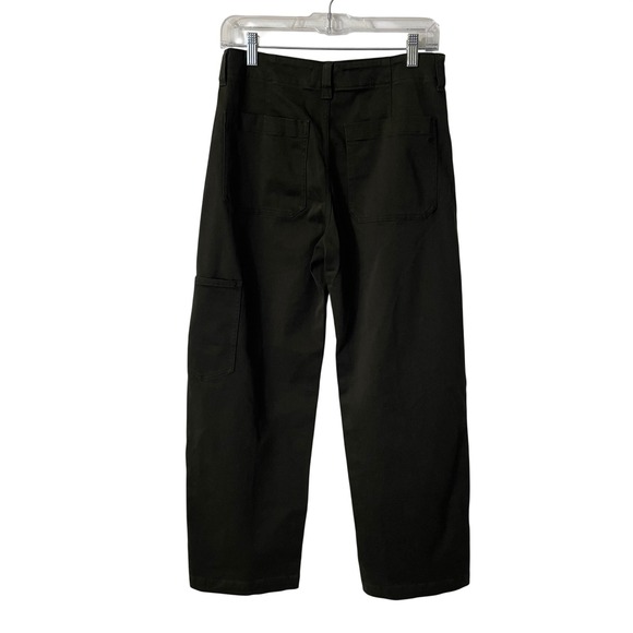 NWT Madewell‎ The Balloon Pant Midnight Olive 28 Petite Twill Barrel Utility - Picture 7 of 15